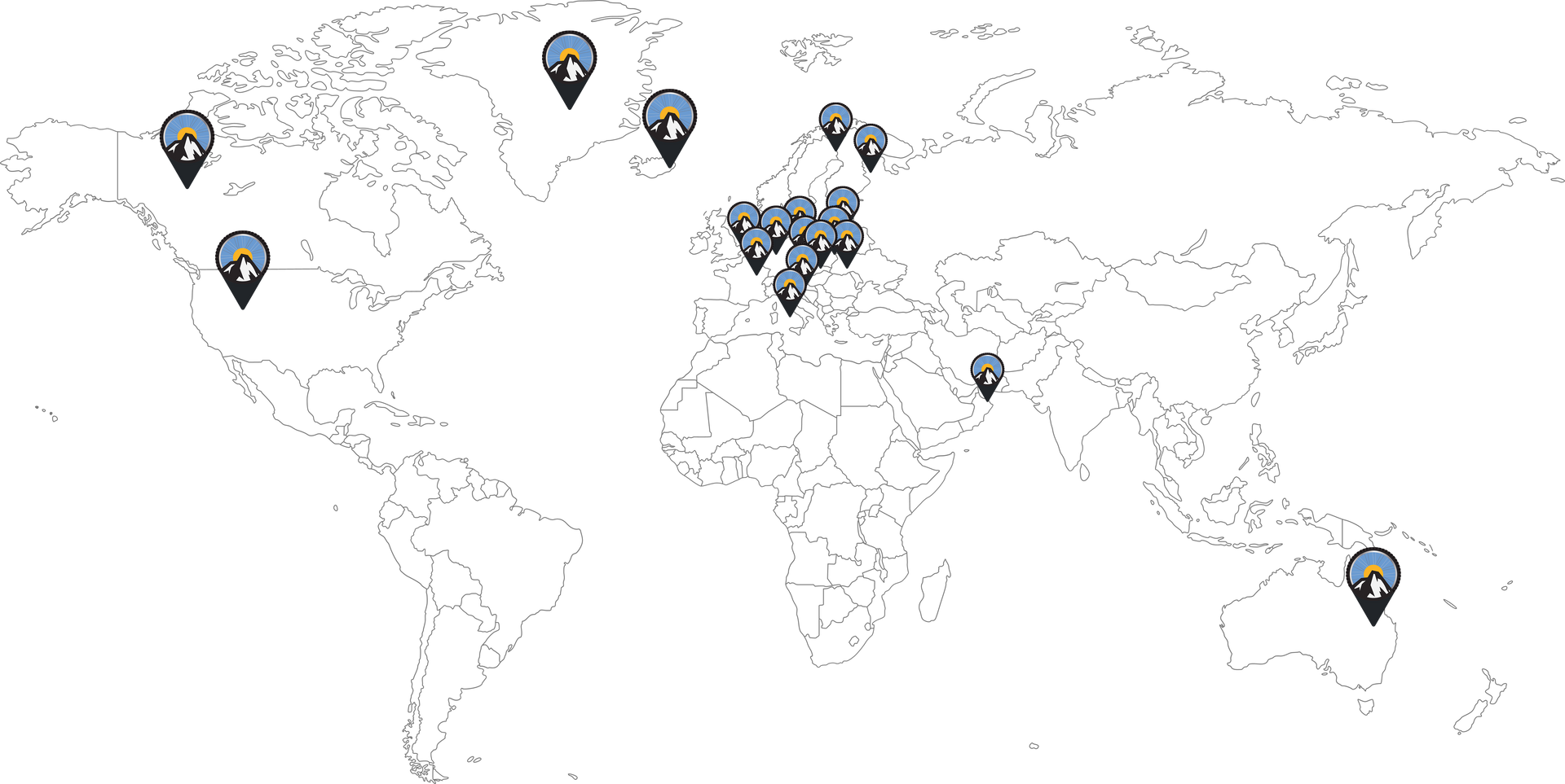 Polar Skis Have Been Purchased <span>Across The Globe!</span>