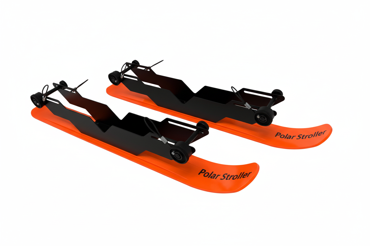 Polar Skis for people needing a single skis for large 26” wheels.