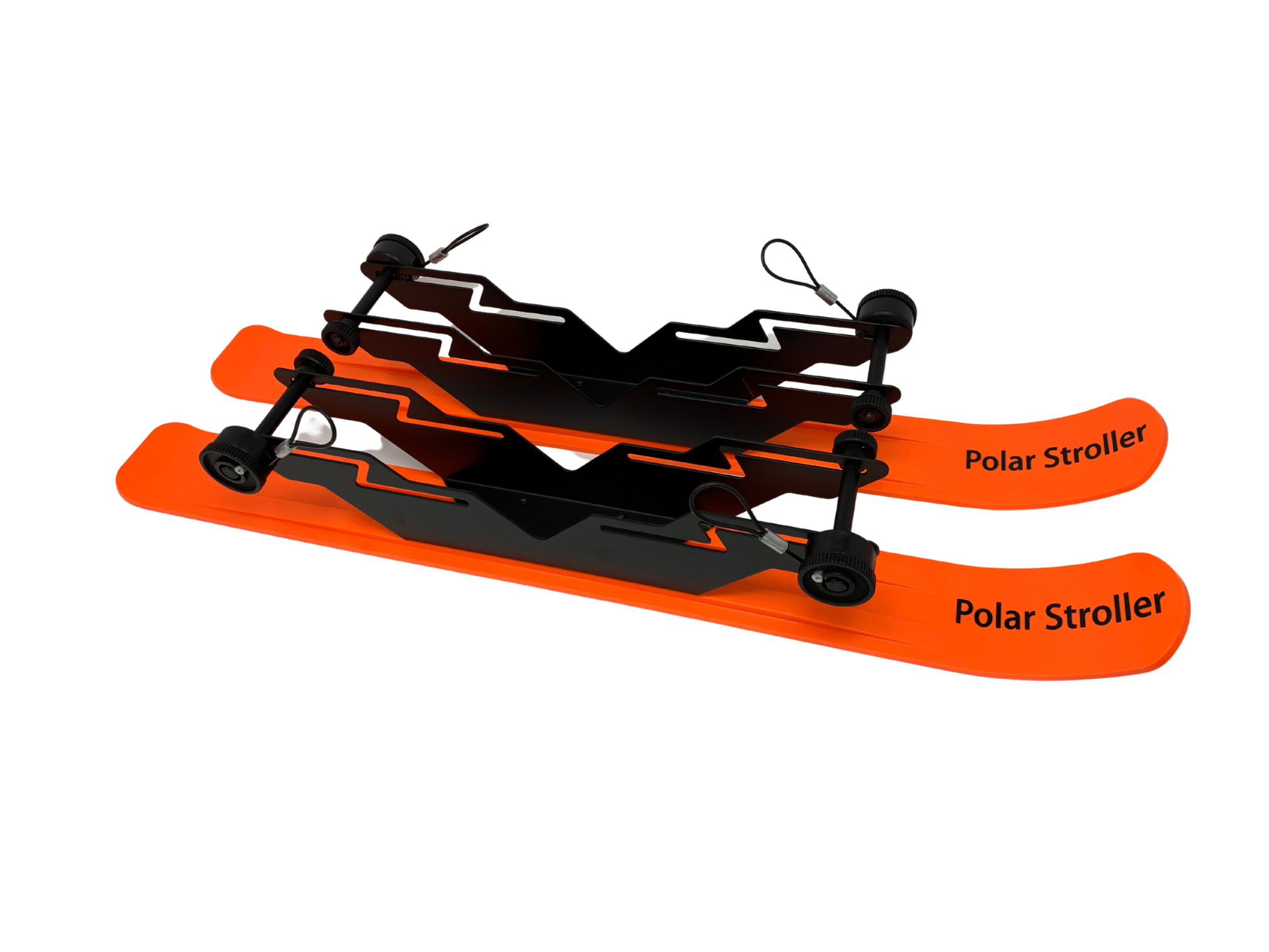 A 28" Polar Ski set of 2 for Strollers, bike trailers, chariot, Joggers, Dog wheelchairs,